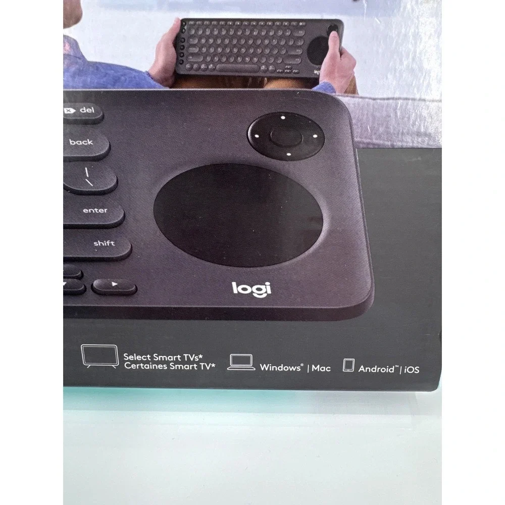 Logitech K600 TV Wireless Keyboard with Touchpad and D-Pad for Smart TV PC  NEW